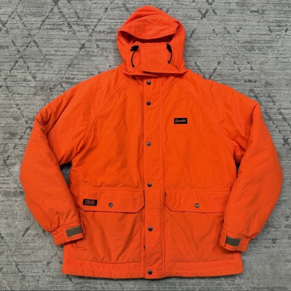 Gamehide Hush Hide Hunting Jacket Blaze Orange Men’s Size Large
